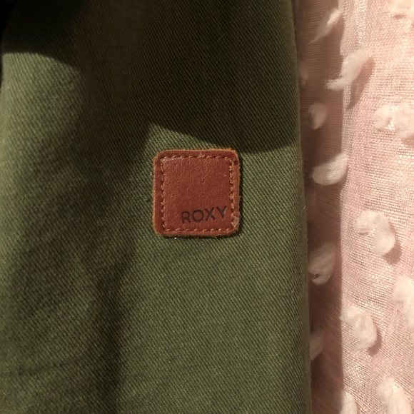 Roxy size small green jacket - Picture 3 of 4